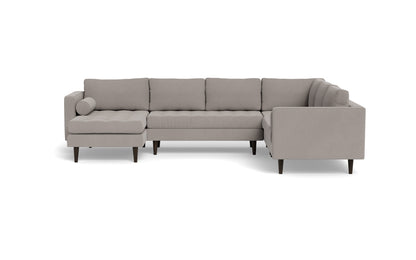 Ladybird 133" Corner Sectional with Left Chaise - Curious Silverpine