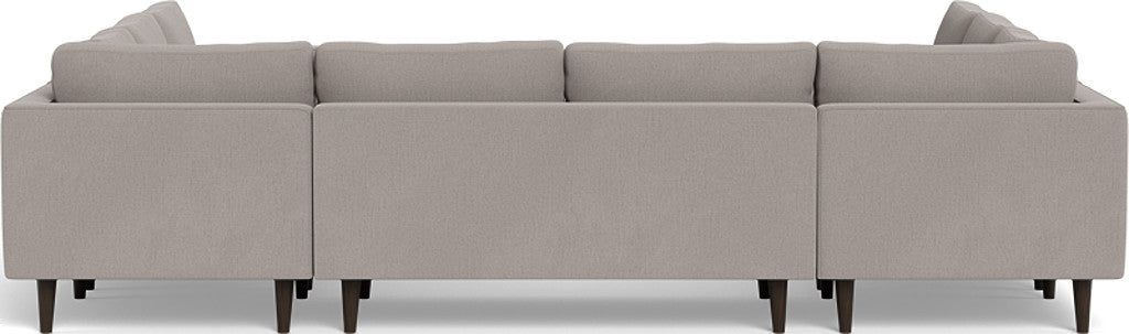 Ladybird 134" U Sectional - Curious Silverpine