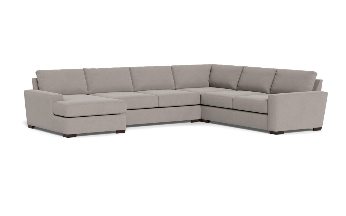 Mas Mesa 162" Deep Corner Sectionals w. Left Chaise - Curious Silverpine