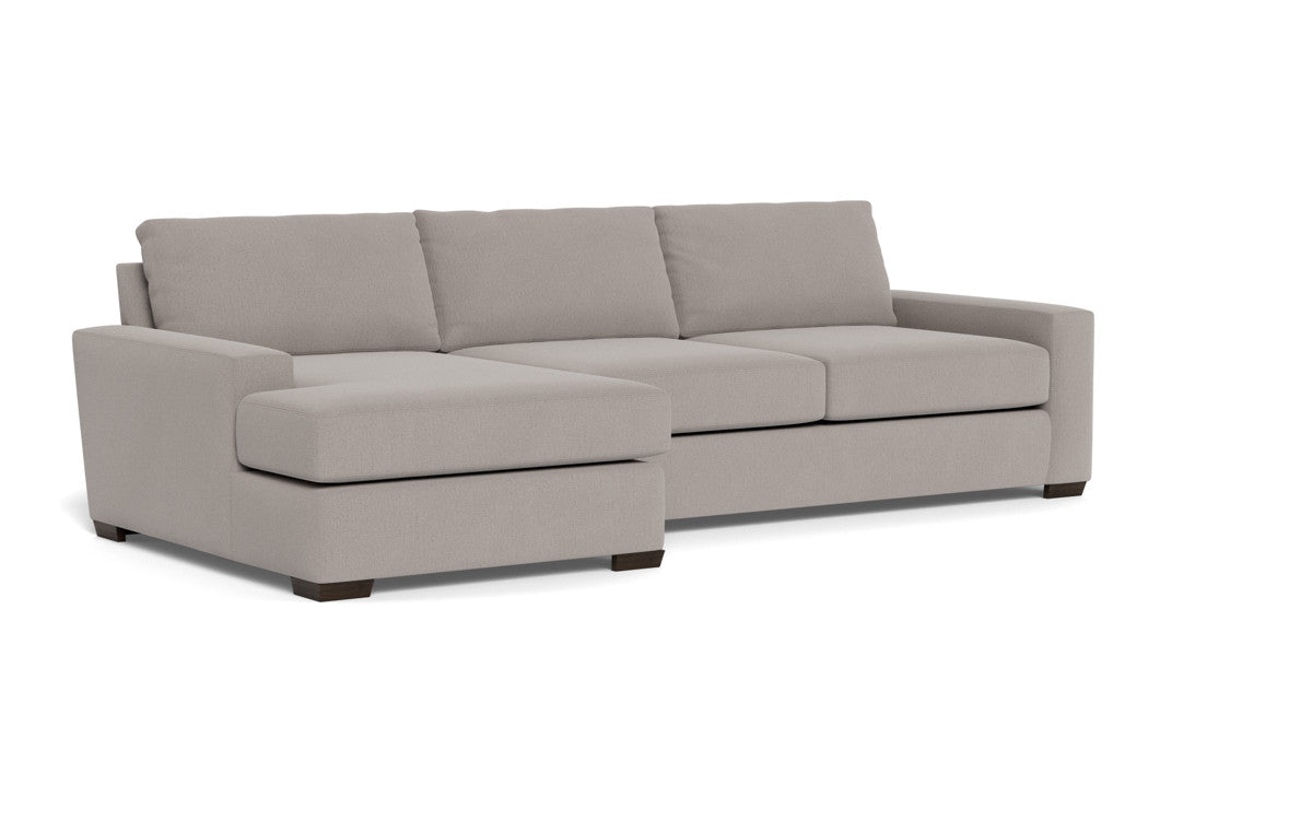 Mas Mesa 123" Deep Left Chaise Sectional - Curious Silverpine