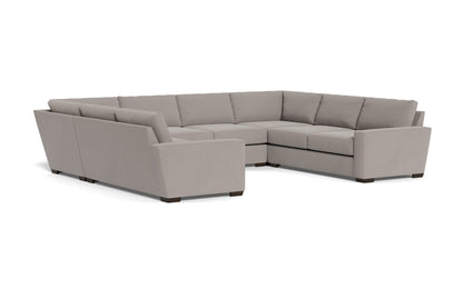 Mas Mesa 166" Deep Condo U Sectional - Curious Silverpine