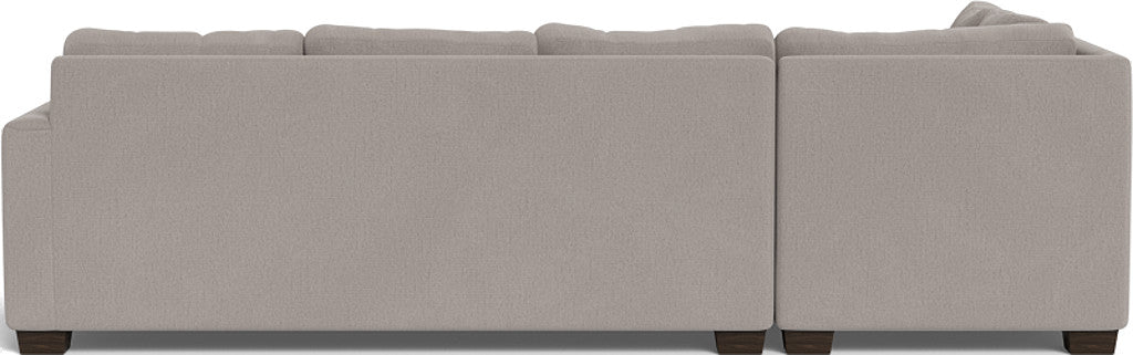 Track 121" Left Chaise Sectional - Curious Silverpine
