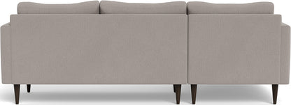Wallace 98" Untufted Left Chaise Sectional - Curious Silverpine