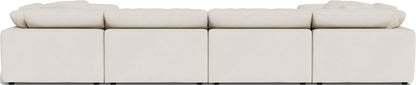 Fluffy 4 Corner U Sectional