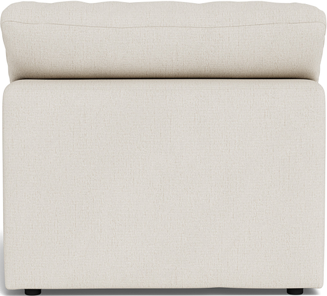 Fluffy Small Armless Chair - Curious Silverpine