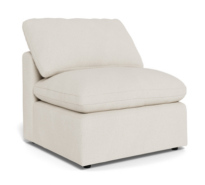 Fluffy Small Armless Chair - Curious Snow