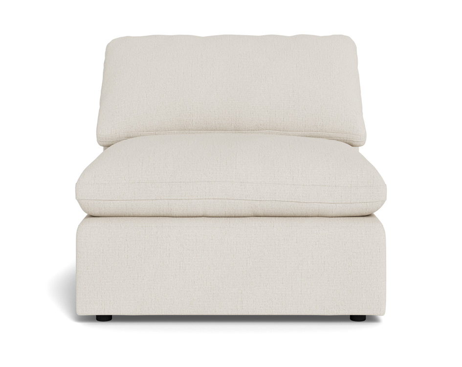 Fluffy Small Armless Chair - Curious Snow