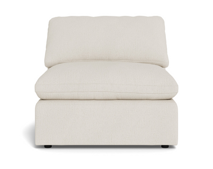 Fluffy Small Armless Chair - Curious Snow