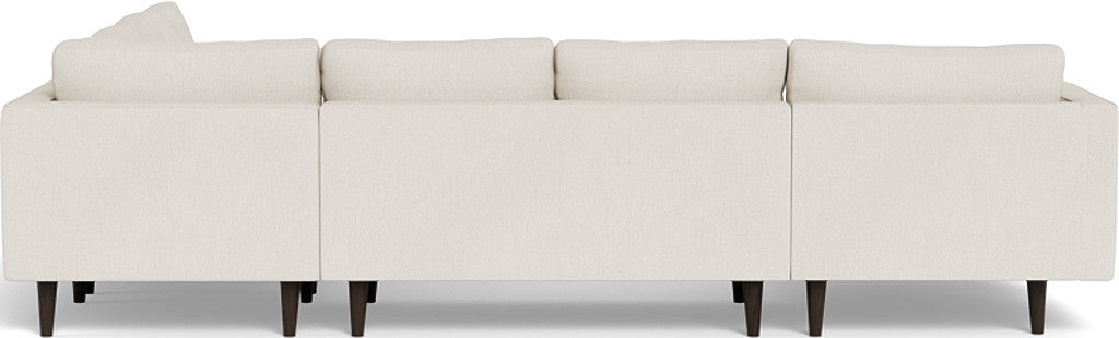 Ladybird 133" Corner Sectional with Left Chaise - Curious Snow