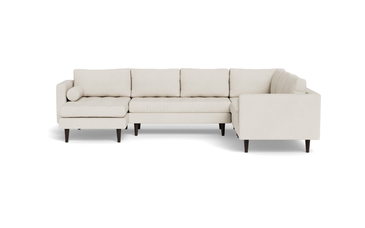 Ladybird 133" Corner Sectional with Left Chaise - Curious Snow