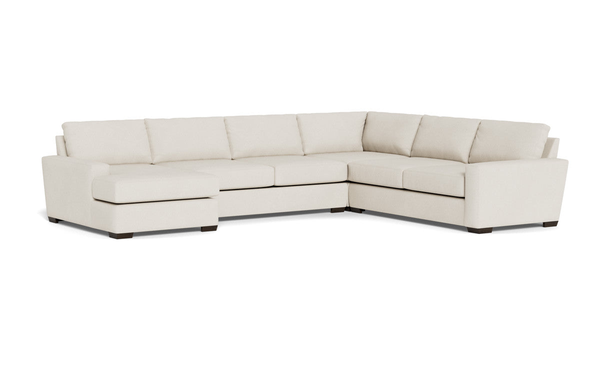 Mas Mesa 162" Deep Corner Sectionals w. Left Chaise - Curious Snow