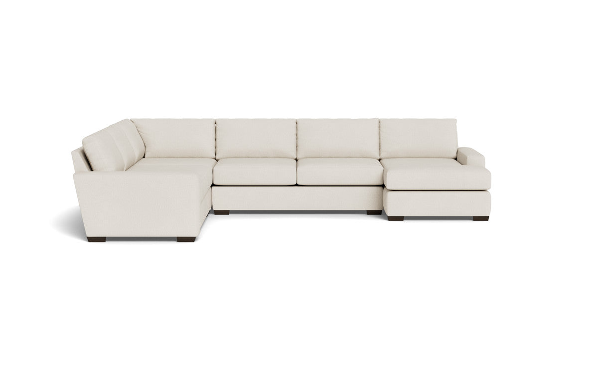 Mas Mesa 162" Deep Corner Sectionals w. Right Chaise - Curious Snow