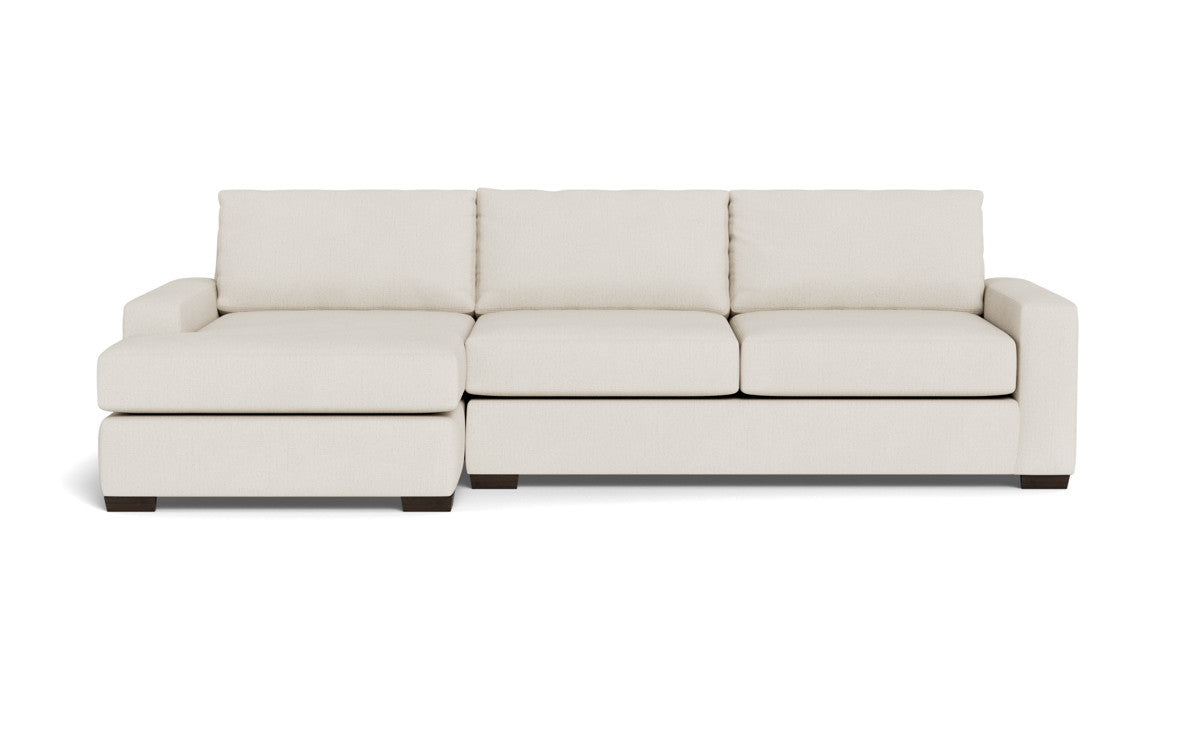 Mas Mesa 123" Deep Left Chaise Sectional - Curious Snow