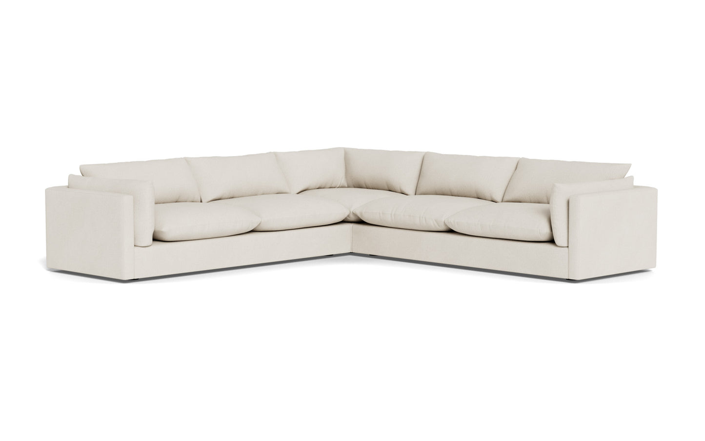 SoCo 124" Corner Sectional - Curious Snow