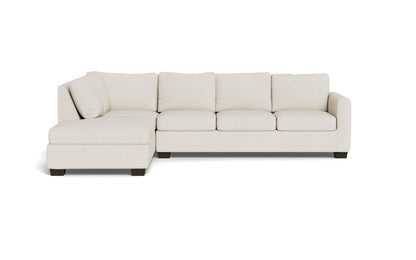 Track 121" Left Chaise Sectional - Curious Snow