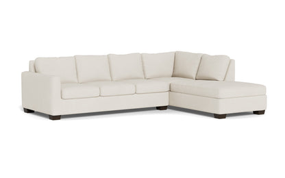 Track 121" Right Chaise Sleeper Sectional - Curious Snow