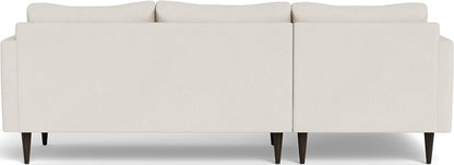 Wallace 98" Untufted Left Chaise Sectional - Curious Silverpine