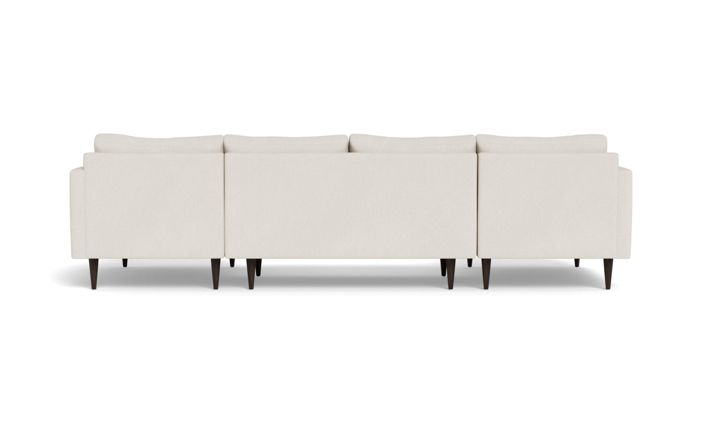 Wallace 126" Untufted Double Chaise U Sectional
