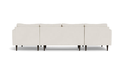 Wallace 126" Untufted Double Chaise U Sectional