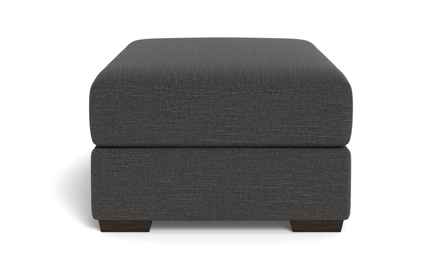 Austonian Ottoman - Curious Charcoal