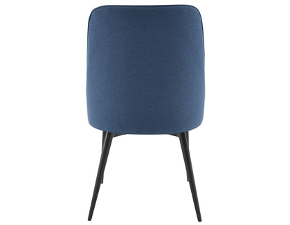 Colby Blue Fabric Dining Chairs (pr)