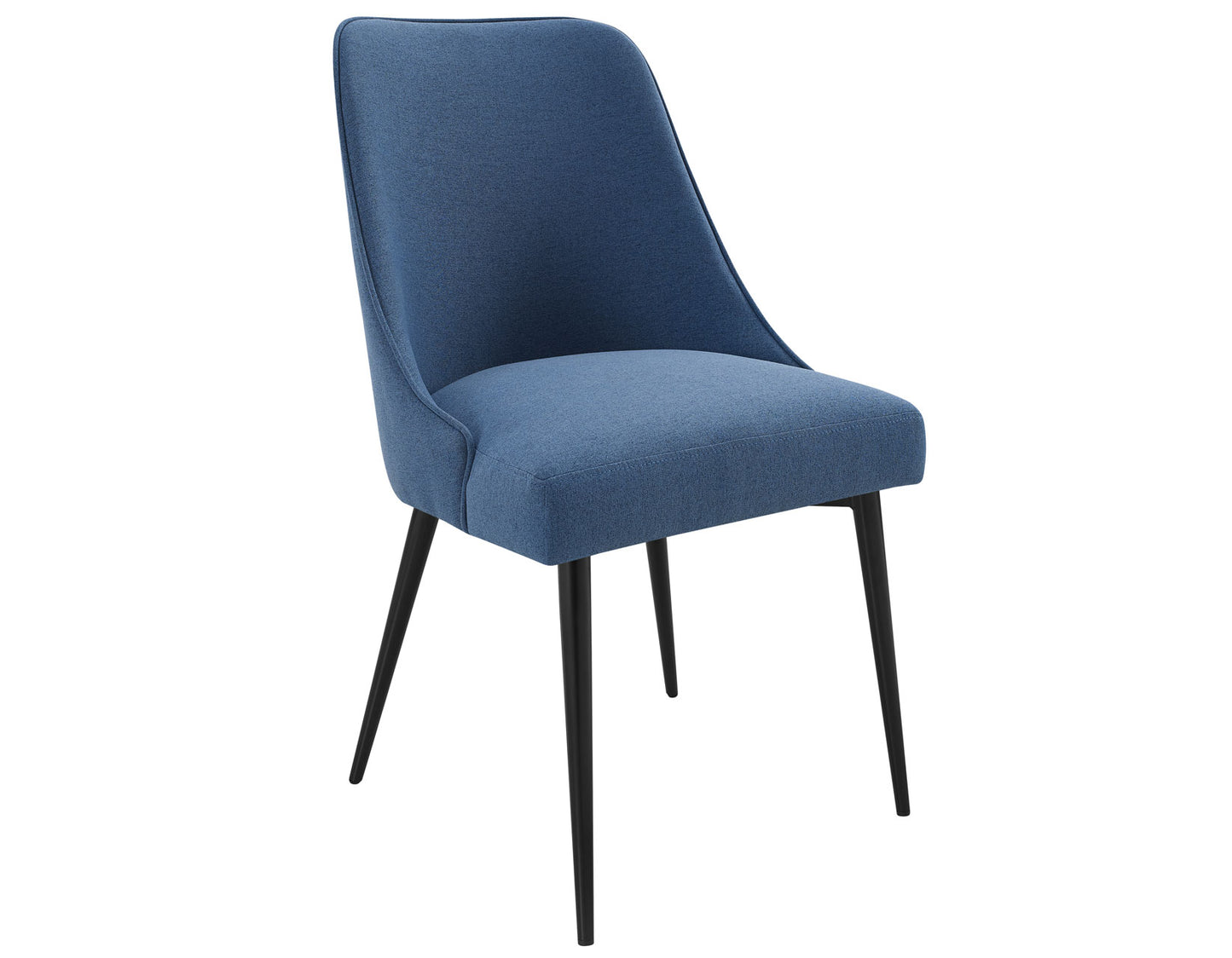 Colby Blue Fabric Dining Chairs (pr)