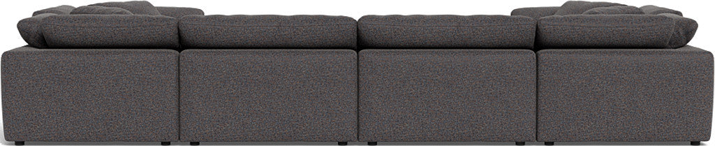 Fluffy 4 Corner U Sectional