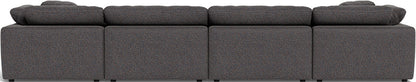 Fluffy 4 Piece Sectional W/Double Otto - Cordova Eclipse