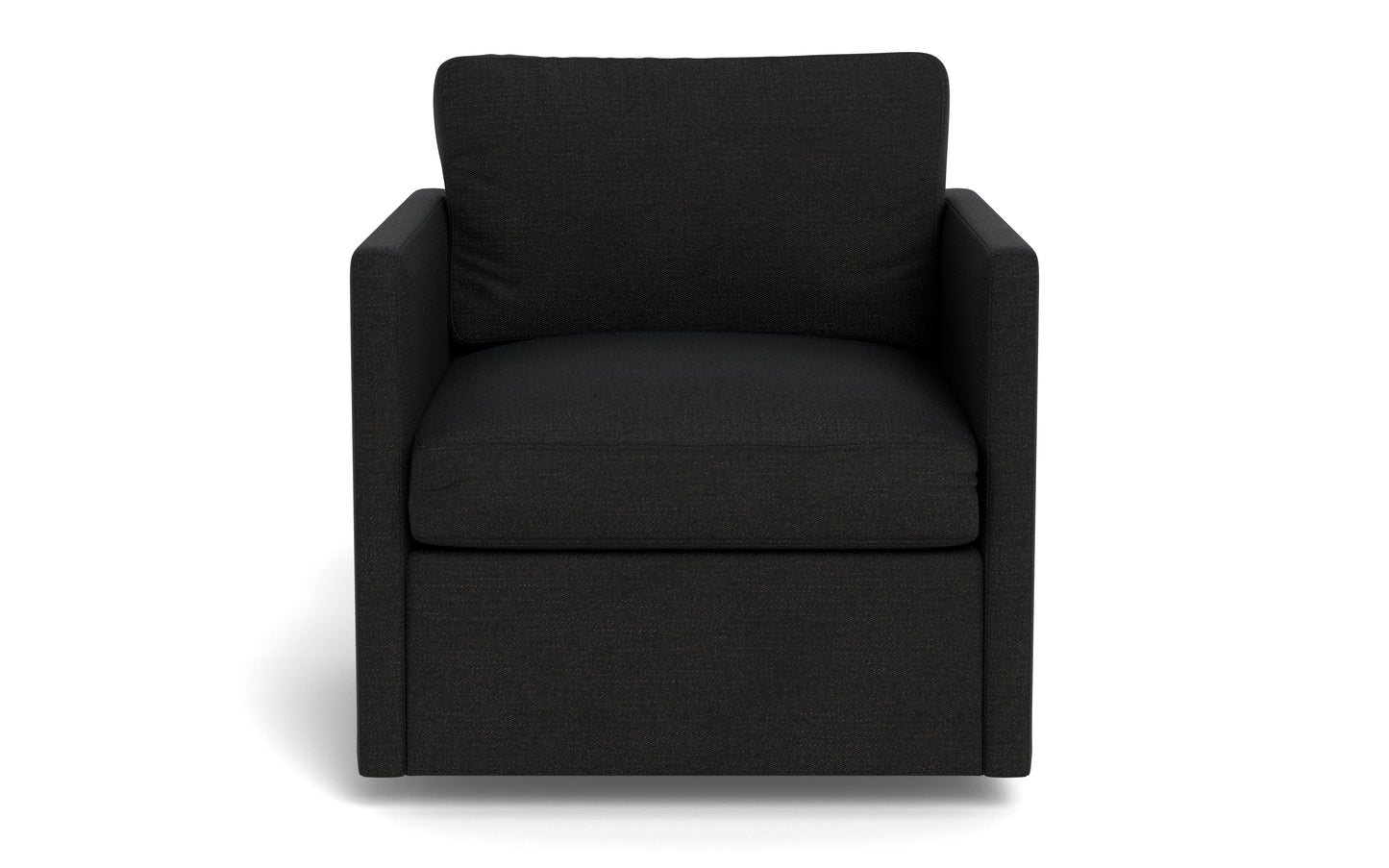 Crestview Swivel Arm Chair - Merit Onyx