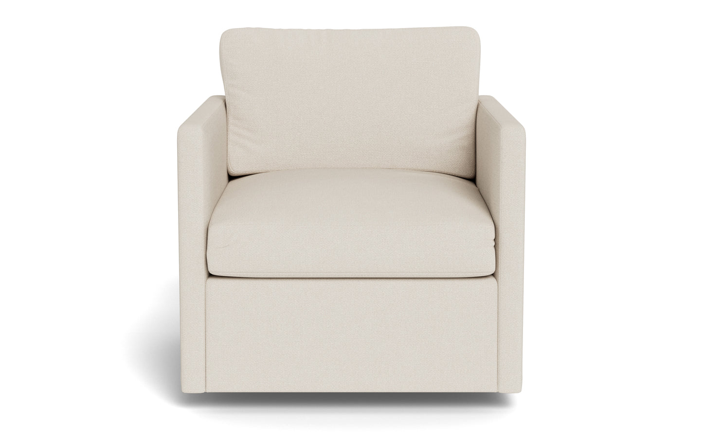 Crestview Swivel Arm Chair - Merit Snow