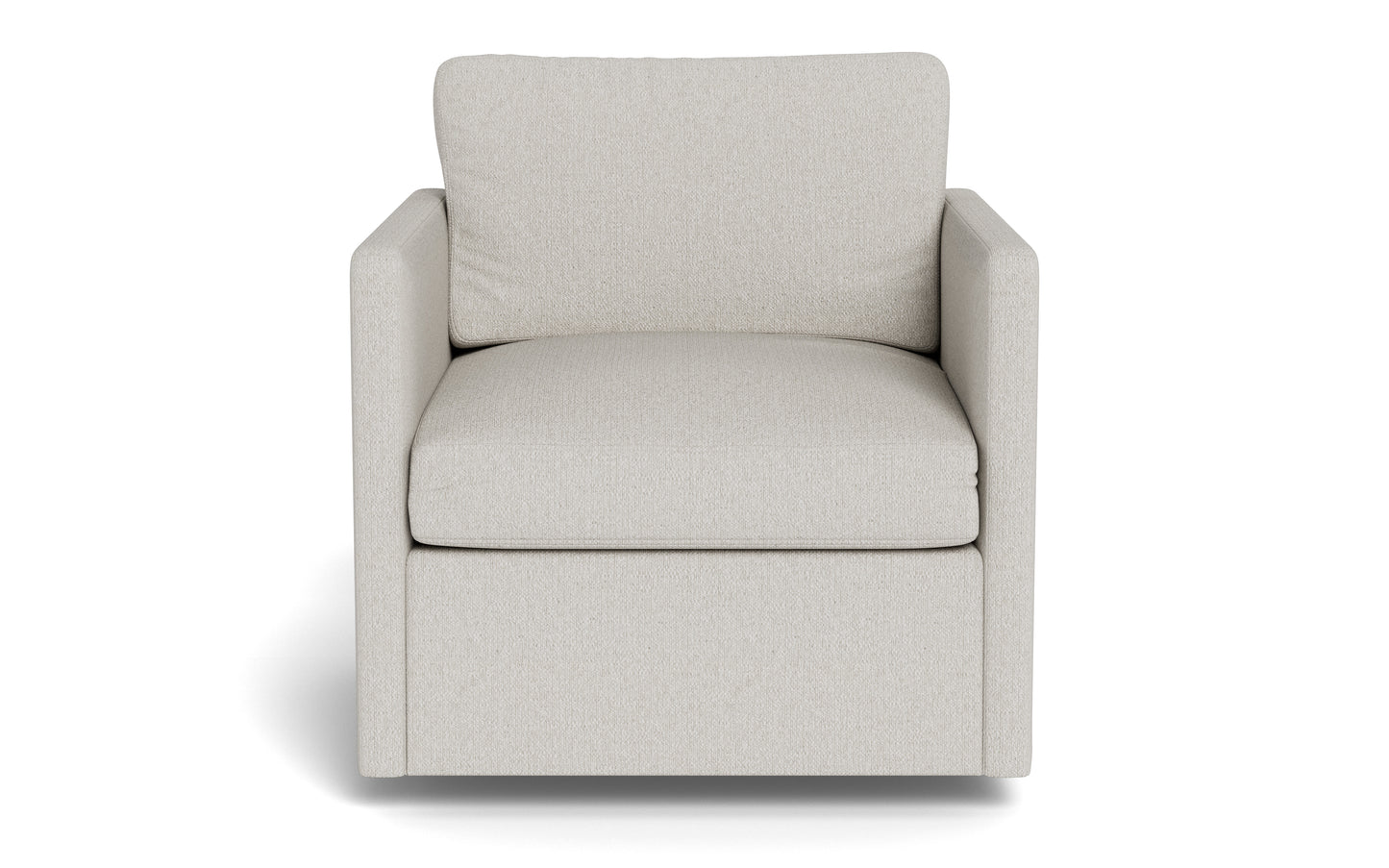 Crestview Swivel Arm Chair - Tussah Snow