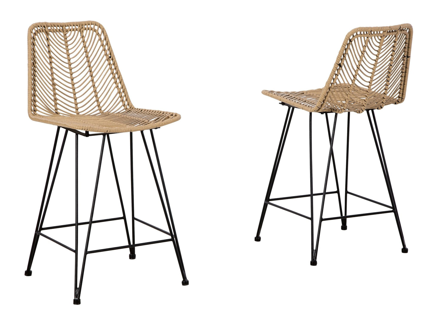 Ange Natural Counter Stools (Set of 2)