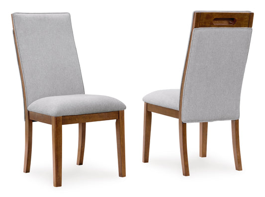 Lynn Dining Wood and Upholstery Chair (set of 2)