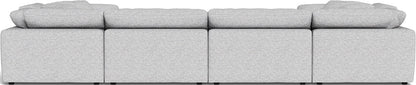 Fluffy 4 Corner U Sectional