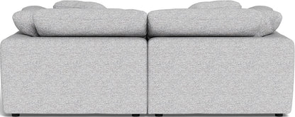 Fluffy 2 Piece Sofa w/Otto - Delray Smoke