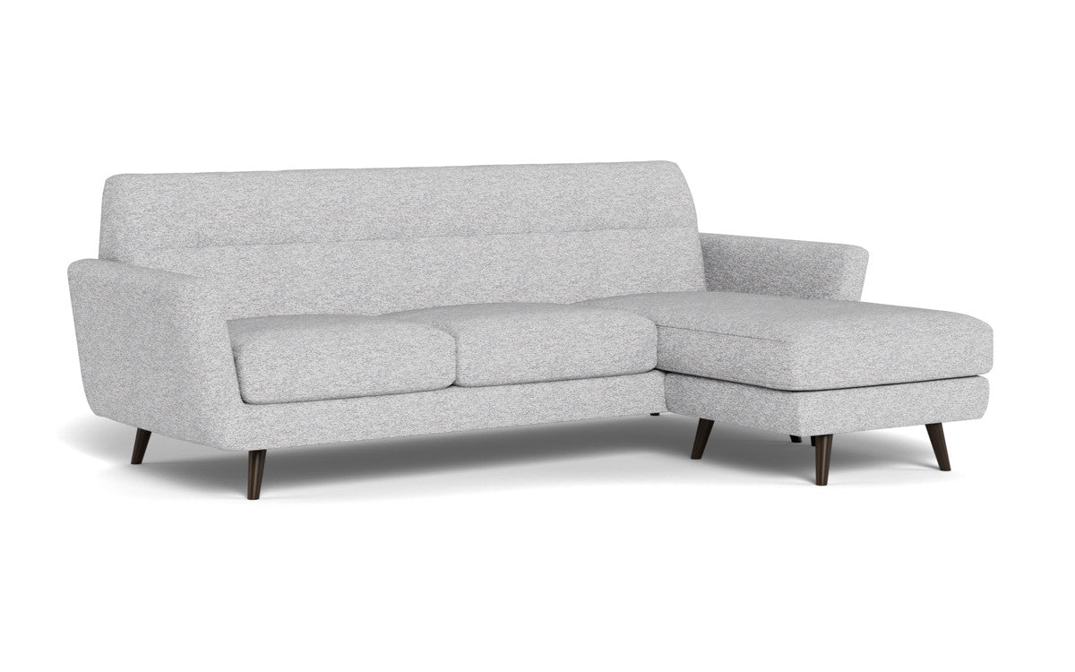 Lamar 96" Reversible Chaise Sofa - Delray Smoke