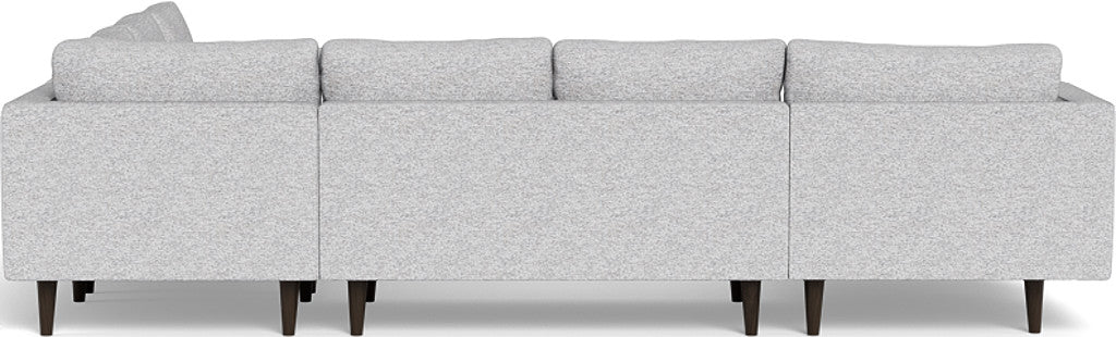 Ladybird 133" Corner Sectional with Left Chaise - Delray Smoke