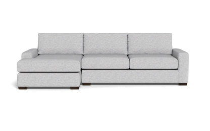 Mas Mesa 123" Deep Left Chaise Sectional - Delray Smoke