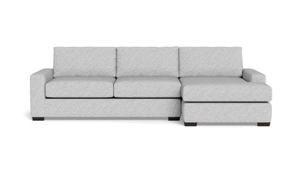 Mas Mesa 123" Deep Right Chaise Sectional - Delray Smoke