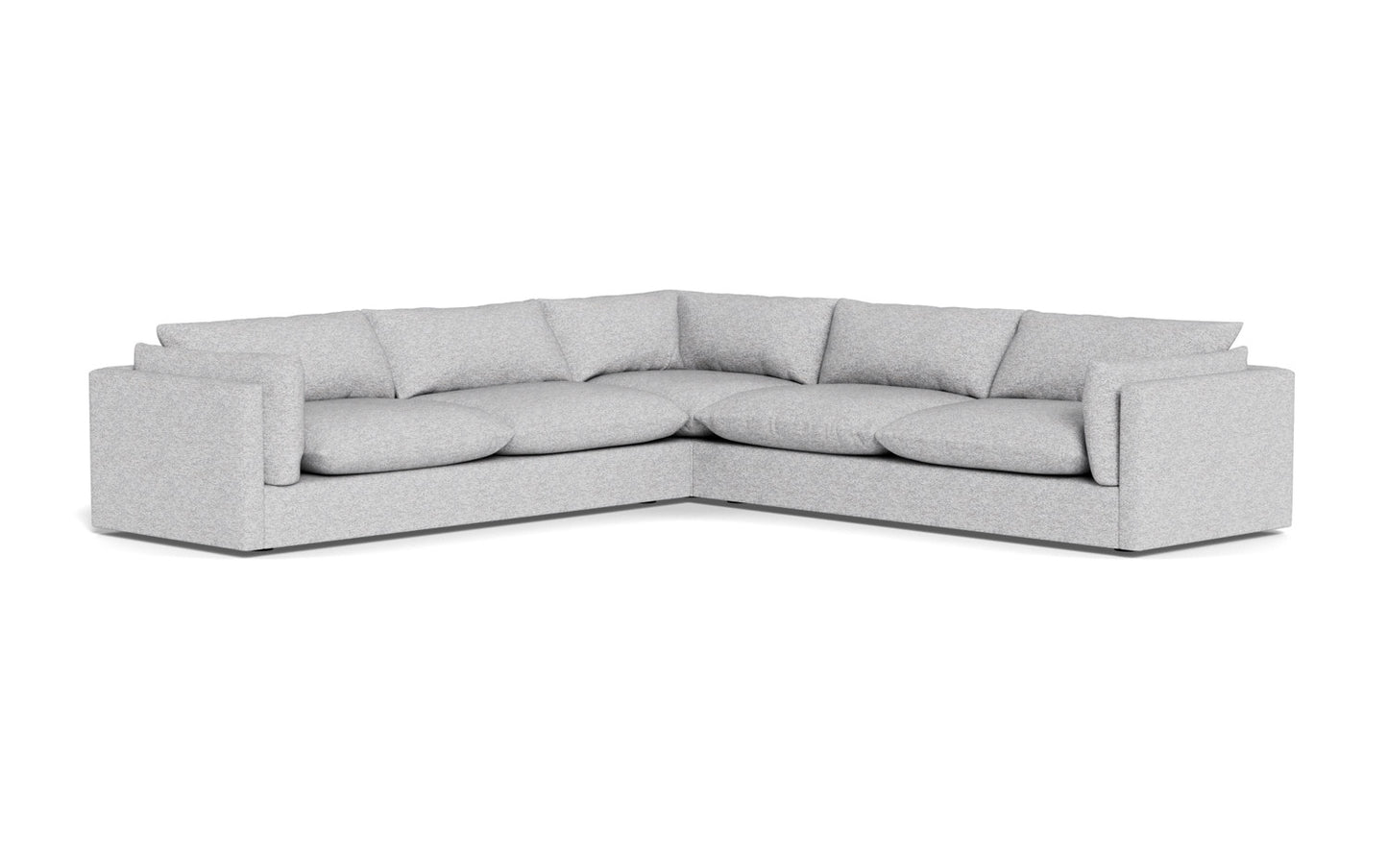 SoCo 124" Corner Sectional - Delray Smoke