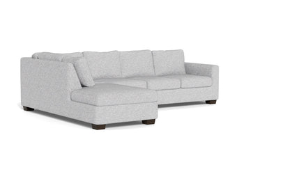 Track 121" Left Chaise Sectional - Delray Smoke