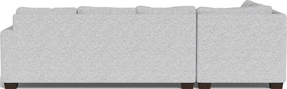 Track 121" Left Chaise Sectional - Delray Smoke