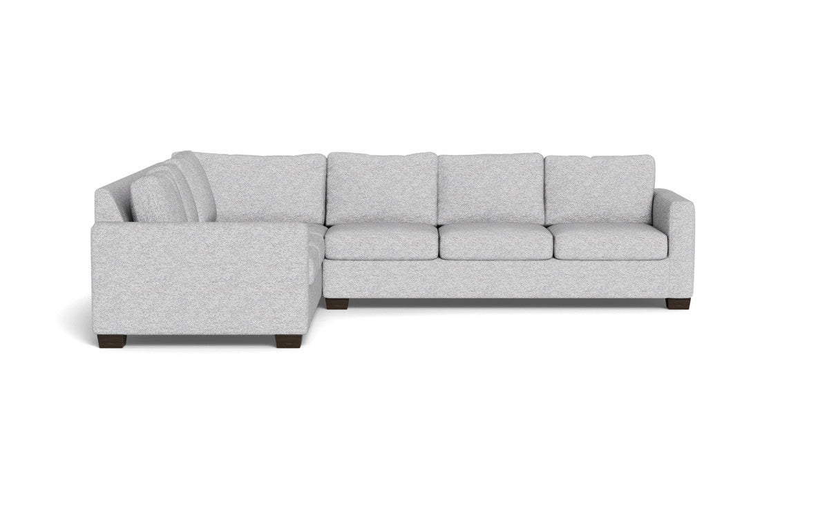 Track 121" Left Corner Sectional - Delray Smoke