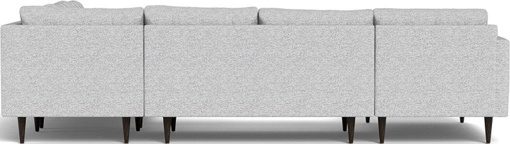 Wallace 131" Corner Sectionals w. Left Chaise - Delray Smoke