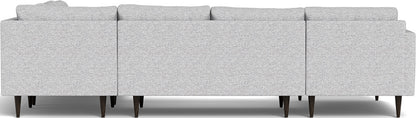 Wallace 131" Corner Sectionals w. Left Chaise - Delray Smoke