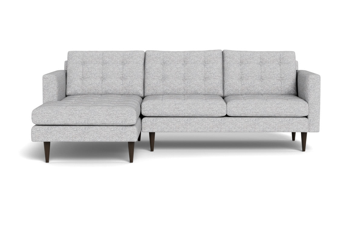 Wallace 98" Left Chaise Sectional - Delray Smoke