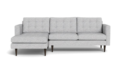Wallace 98" Left Chaise Sectional - Delray Smoke