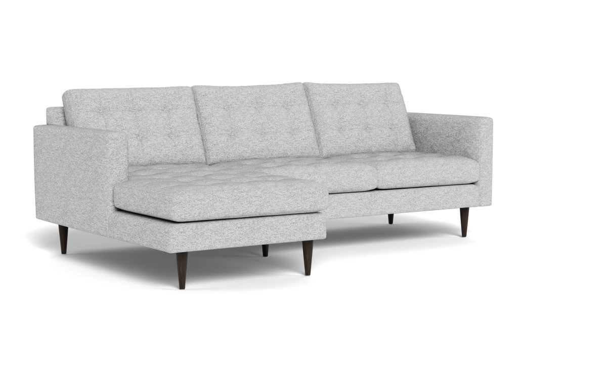 Wallace 98" Left Chaise Sectional - Delray Smoke
