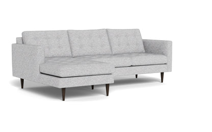 Wallace 98" Left Chaise Sectional - Delray Smoke