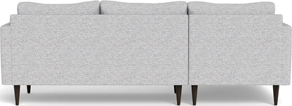 Wallace 98" Untufted Left Chaise Sectional - Delray Smoke